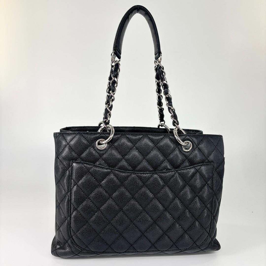 Chanel Matelasse GST Caviar Skin Chain Tote Bag