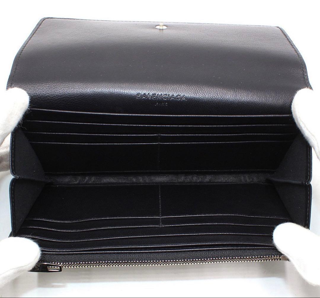 Unused Balenciaga Classic Ribbon Bow Bifold Long Wallet