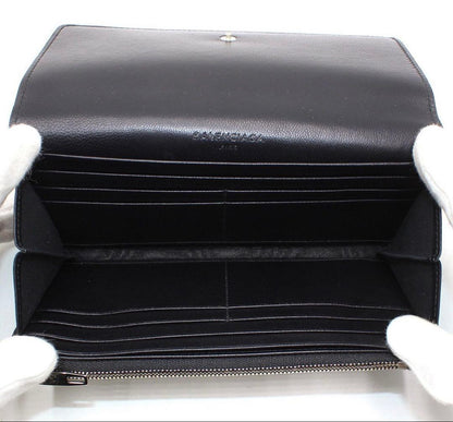 Unused Balenciaga Classic Ribbon Bow Bifold Long Wallet