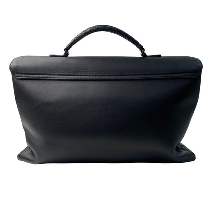 Bottega Veneta Business Briefcase Leather Black