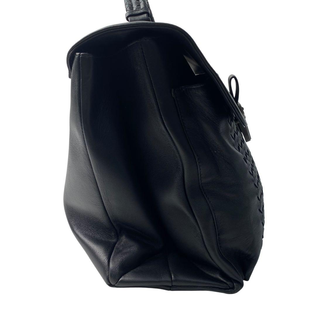 Bottega Veneta Business Briefcase Leather Black