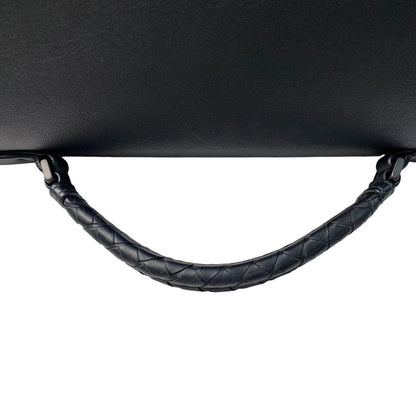 Bottega Veneta Business Briefcase Leather Black