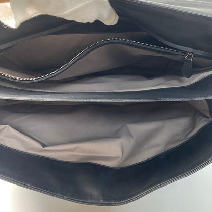 Bottega Veneta Business Briefcase Leather Black