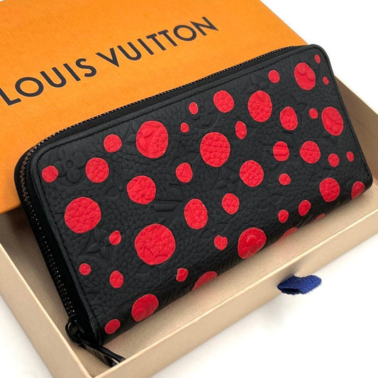 Louis Vuitton Taurillon Vertical Wallet Yayoi Kusama