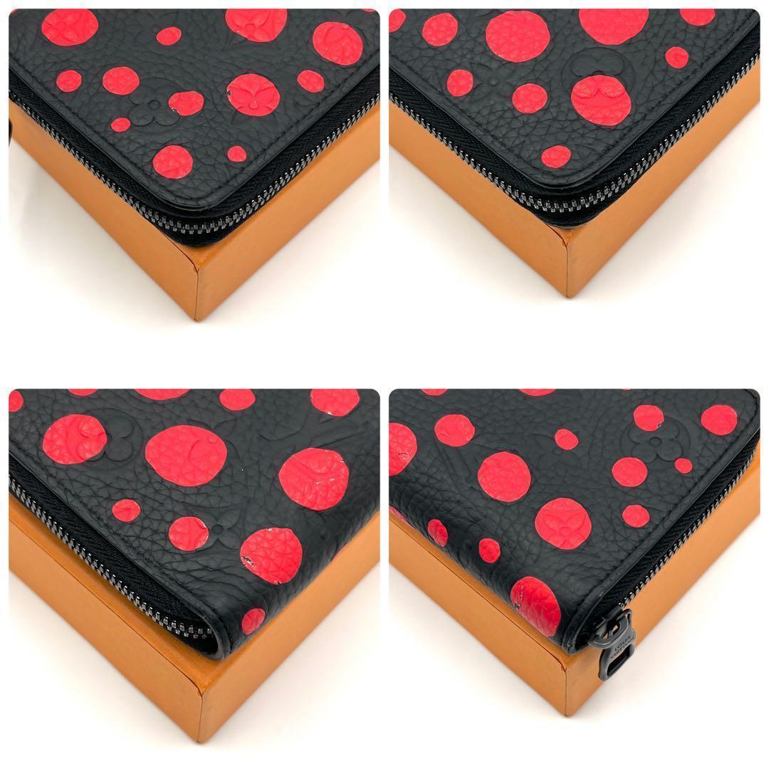 Louis Vuitton Taurillon Vertical Wallet Yayoi Kusama — view 8