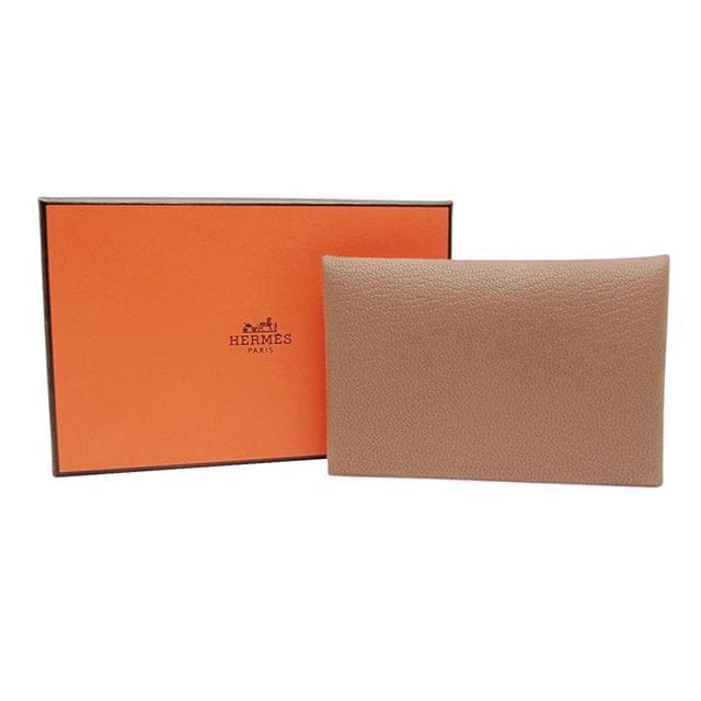 Hermes Calvi Stamped U (made in 2022) Chevre Chai X Mauve Sylvestre