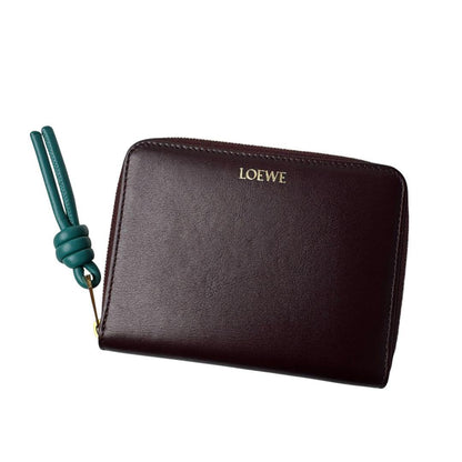 Loewe Knot Compact Zip Around Wallet