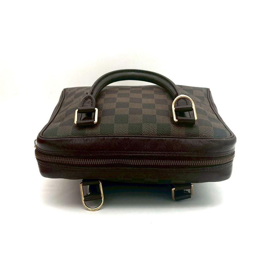 Louis Vuitton Damier Ebene Handbag Brera Brown — view 6
