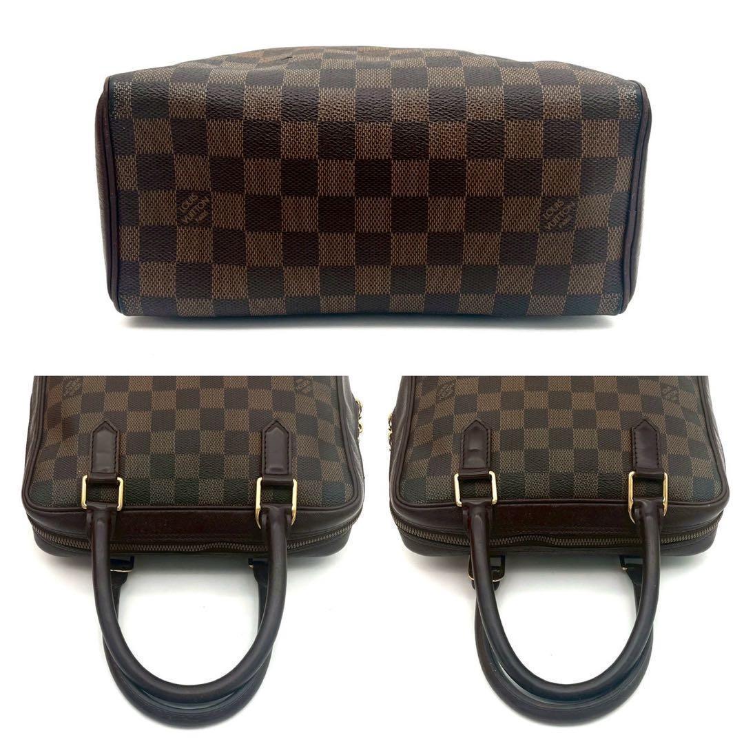 Louis Vuitton Damier Ebene Handbag Brera Brown — view 7