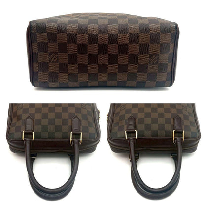 Louis Vuitton Damier Ebene Handbag Brera Brown — view 7
