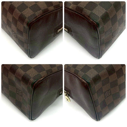 Louis Vuitton Damier Ebene Handbag Brera Brown — view 8