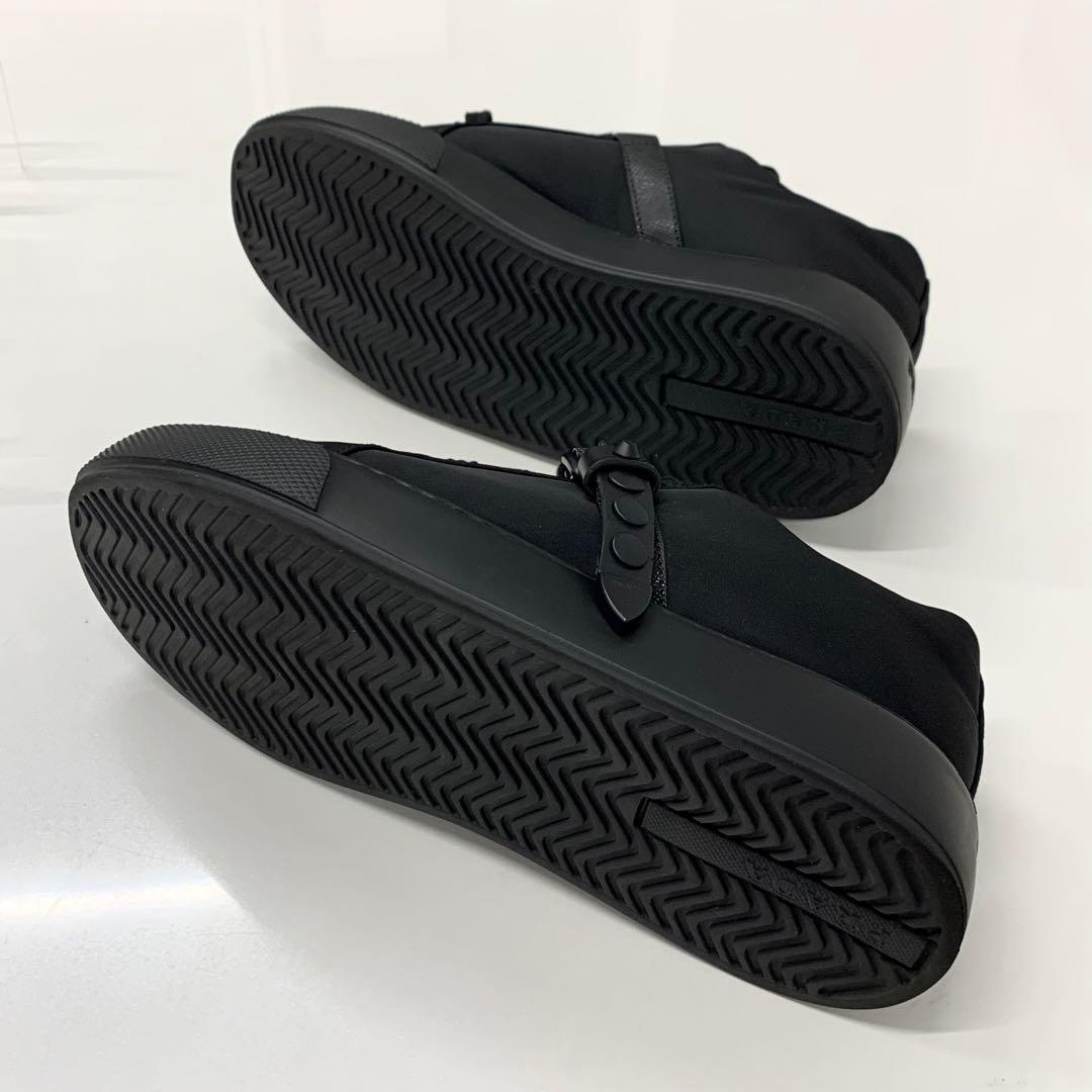 Prada Studded Buckle Logo Studded Belt Sneakers