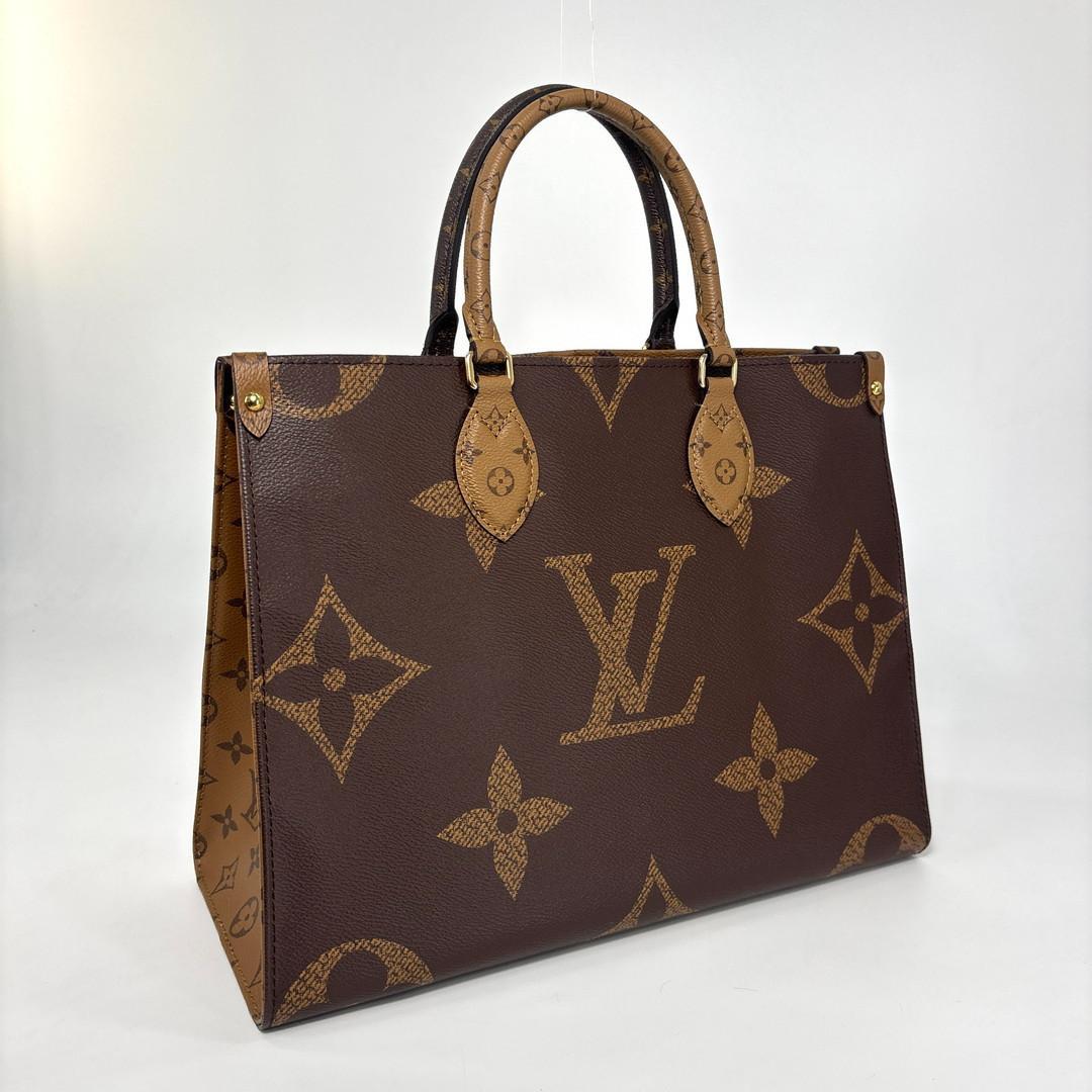 Louis Vuitton on the Go MM Giant Monogram Tote — view 3