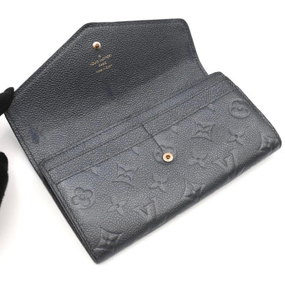 Louis Vuitton Empreinte Portefeuille Sarah Navy Limited Wallet — view 3
