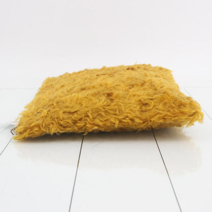 Miu Miu Shearling Fur Clutch Yellow — view 4