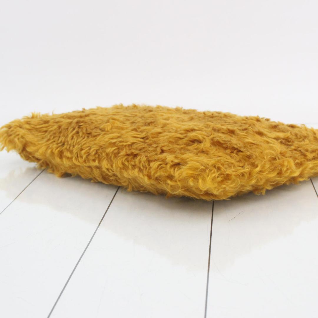 Miu Miu Shearling Fur Clutch Yellow — view 6
