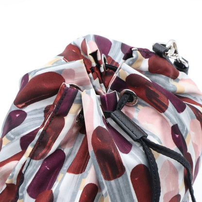 Prada Drawstring Pouch Lip All Over Pattern Tessuto — view 2