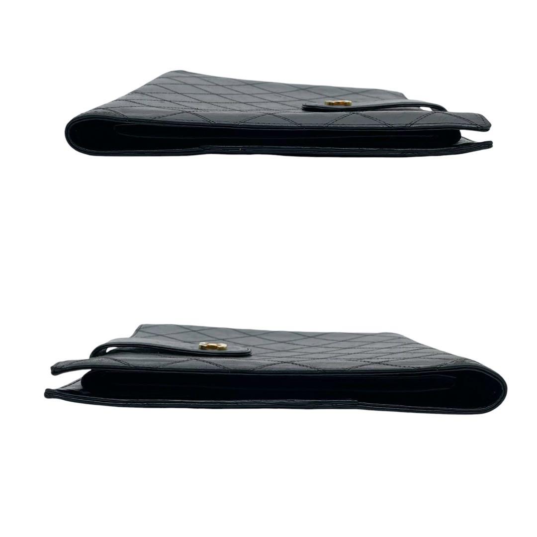 Chanel Bicolor Quilted Lambskin Clutch — view 4