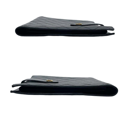 Chanel Bicolor Quilted Lambskin Clutch — view 4