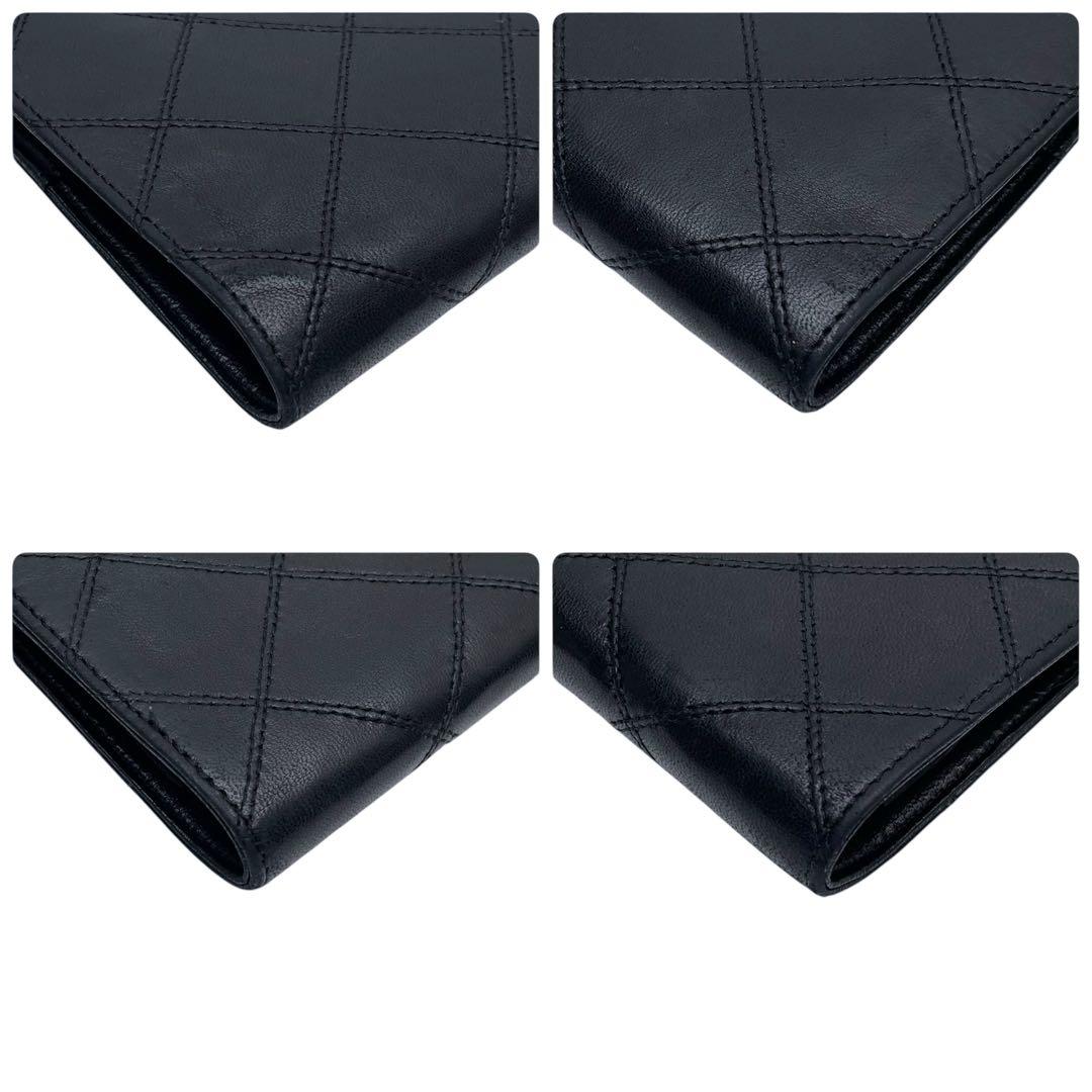 Chanel Bicolor Quilted Lambskin Clutch — view 6