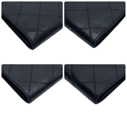 Chanel Bicolor Quilted Lambskin Clutch — view 6