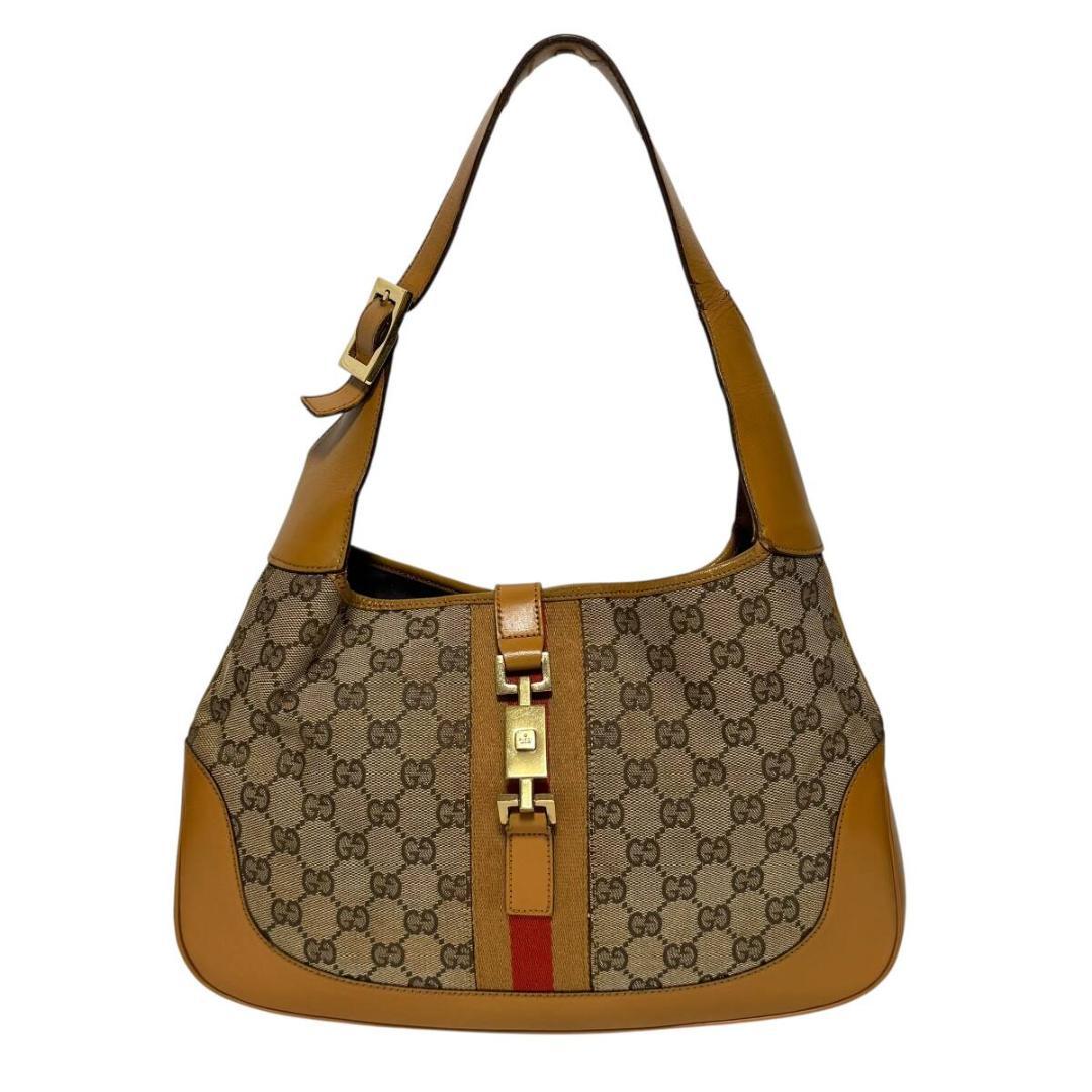 Gucci Jackie Bag Sherry Line GG Canvas Hb05078