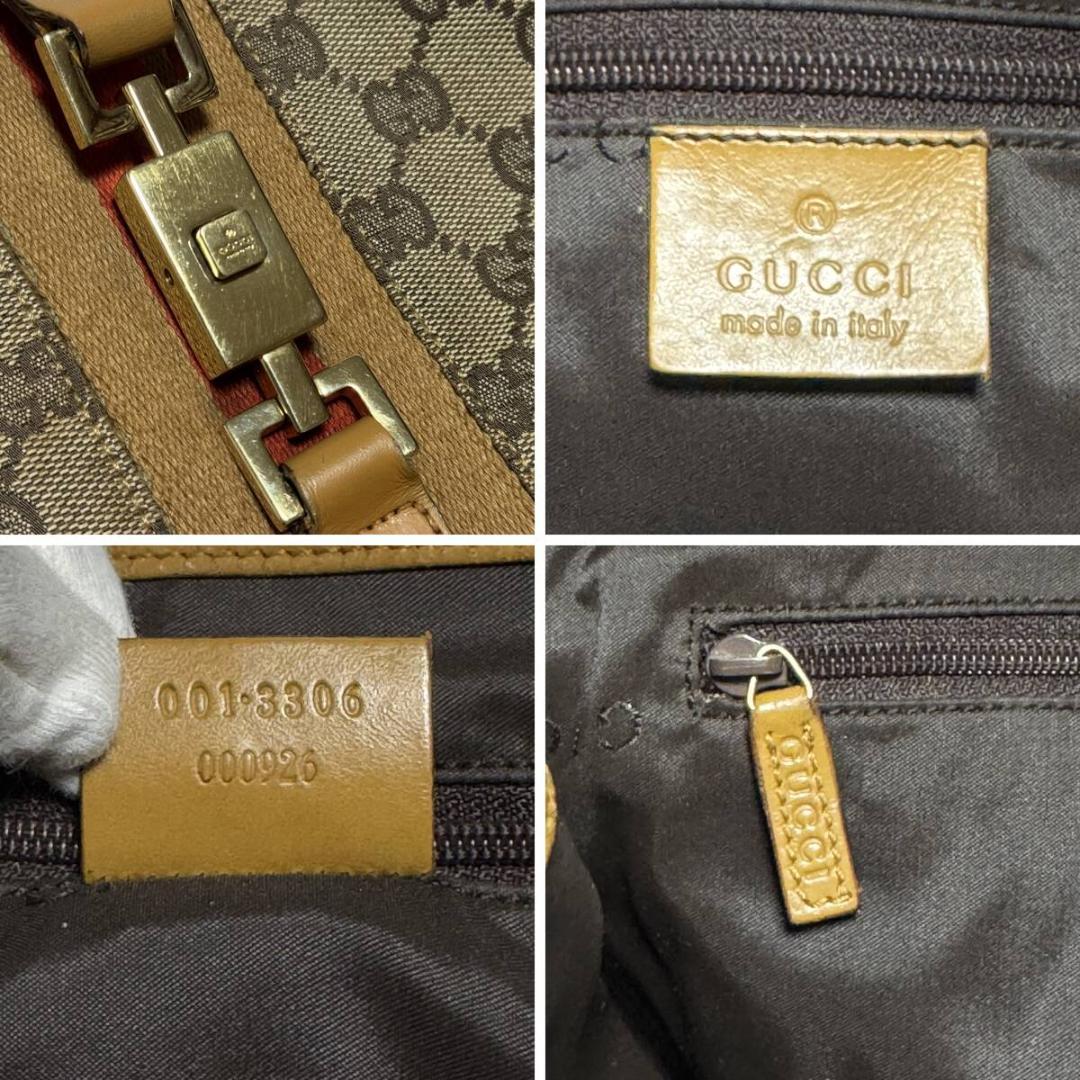 Gucci Jackie Bag Sherry Line GG Canvas Hb05078