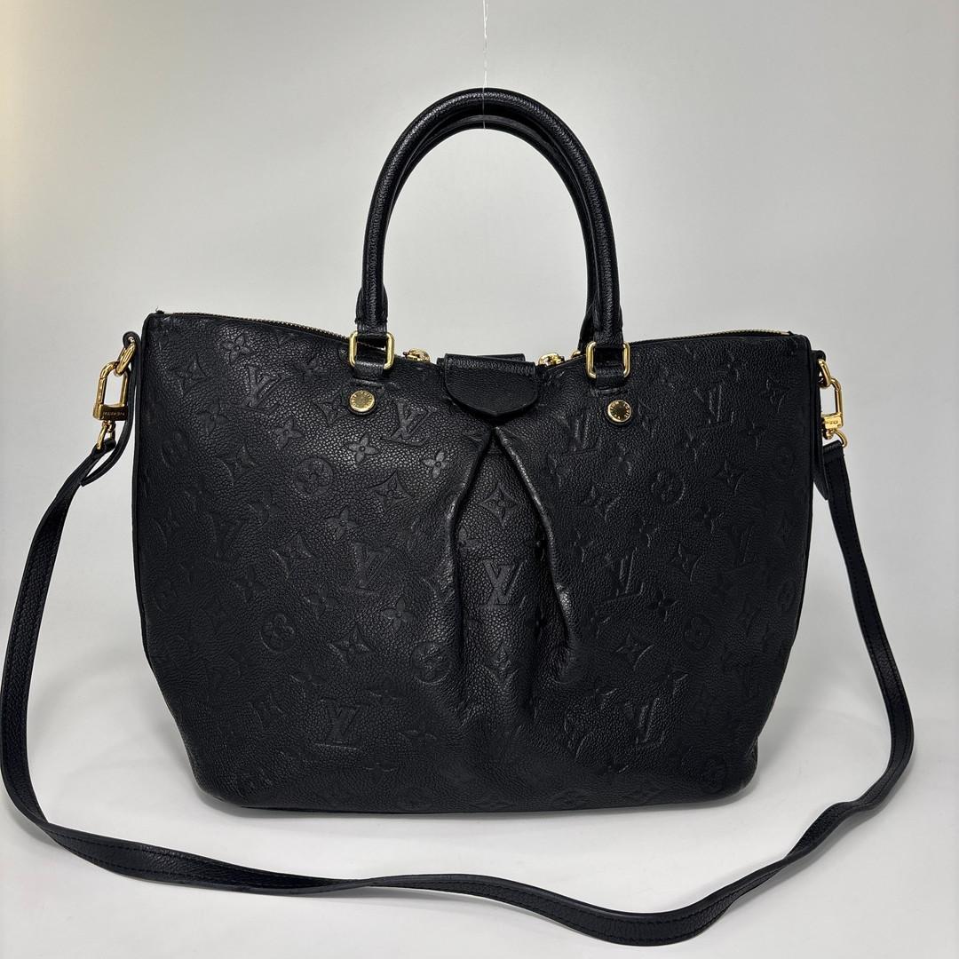 Louis Vuitton Super Monogram Empreinte Mazarine MM Handle Handbag — view 5