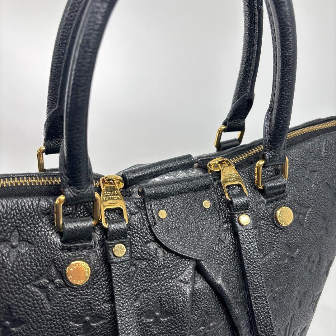 Louis Vuitton Super Monogram Empreinte Mazarine MM Handle Handbag — view 7