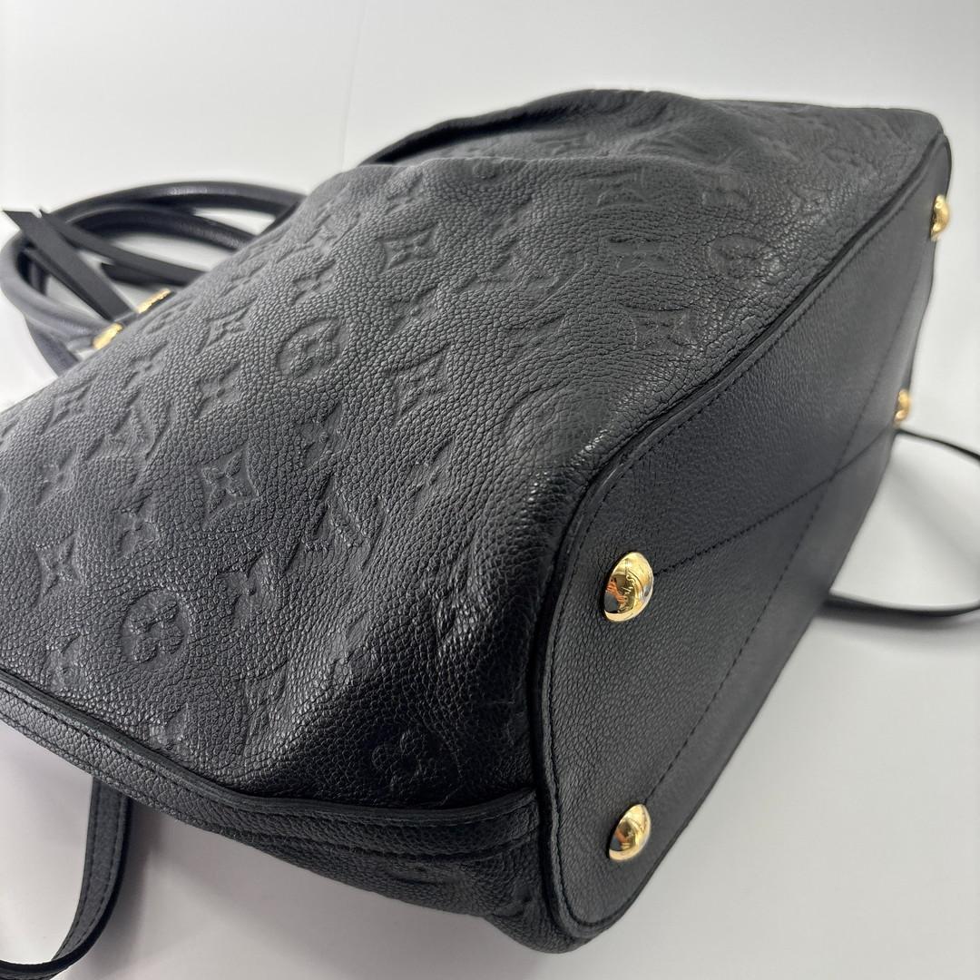 Louis Vuitton Super Monogram Empreinte Mazarine MM Handle Handbag — view 8