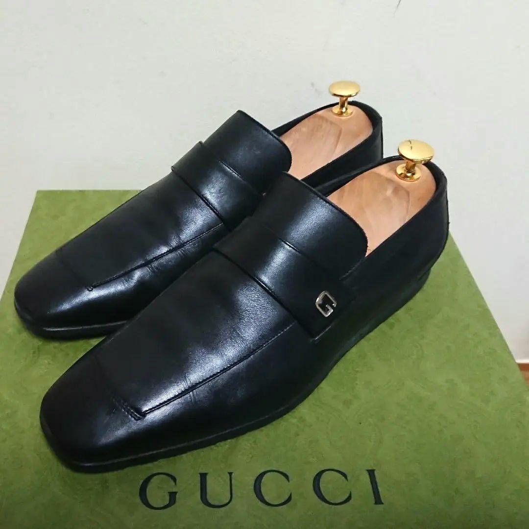 Gucci Loafer Business Shoes Black 39 Ej