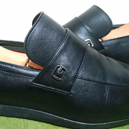 Gucci Loafer Business Shoes Black 39 Ej