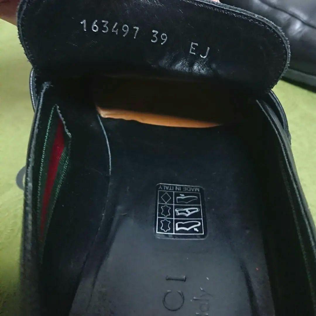Gucci Loafer Business Shoes Black 39 Ej