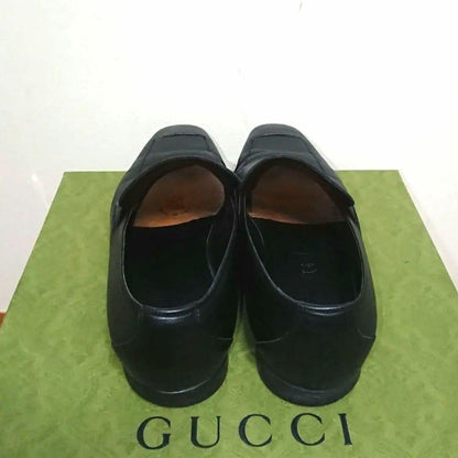 Gucci Loafer Business Shoes Black 39 Ej