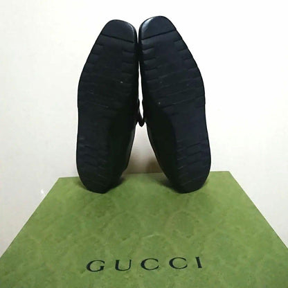 Gucci Loafer Business Shoes Black 39 Ej