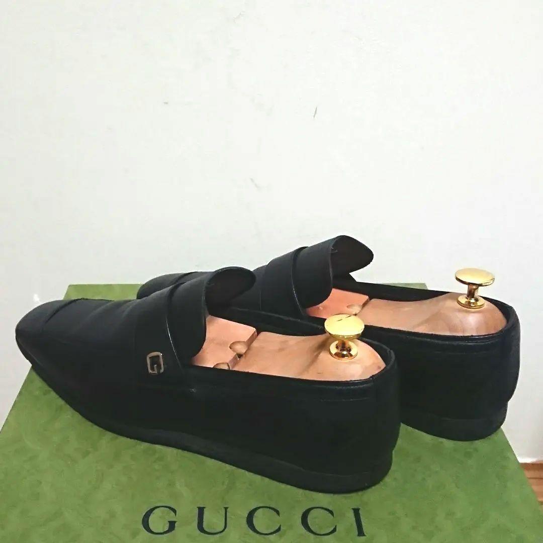Gucci Loafer Business Shoes Black 39 Ej