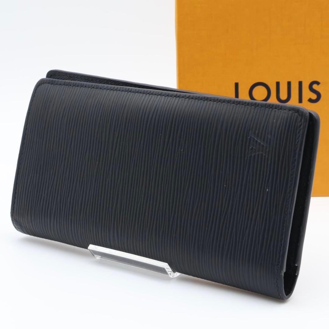 Louis Vuitton Portefeuille Brazza NM Epi Wallet Black