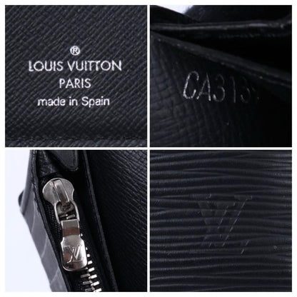 Louis Vuitton Portefeuille Brazza NM Epi Wallet Black — view 7