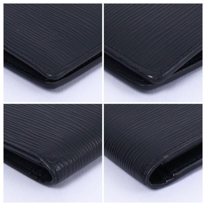 Louis Vuitton Portefeuille Brazza NM Epi Wallet Black — view 8