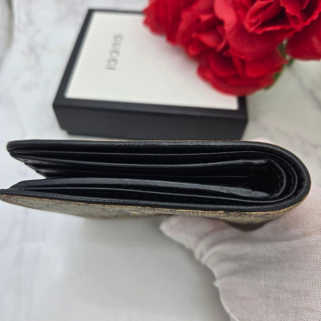 Gucci GG Supreme Bifold Wallet Snake — view 8