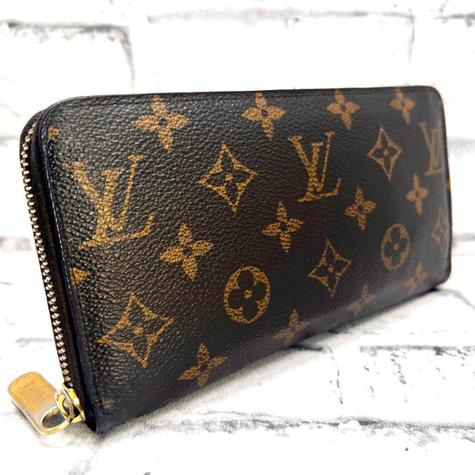 Louis Vuitton Monogram Zippy Wallet Round