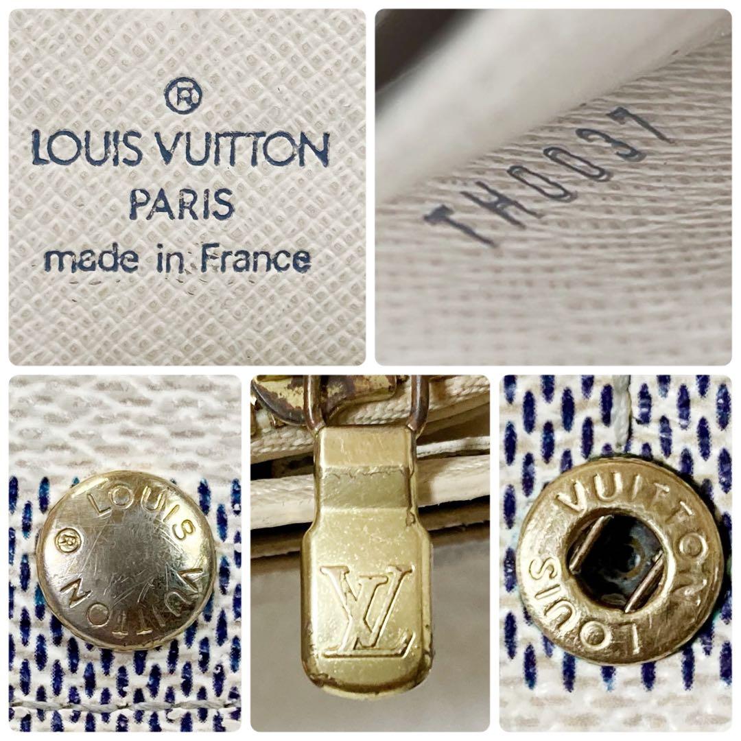 Louis Vuitton Portefeuille Sarah Damier Azure Long Wallet