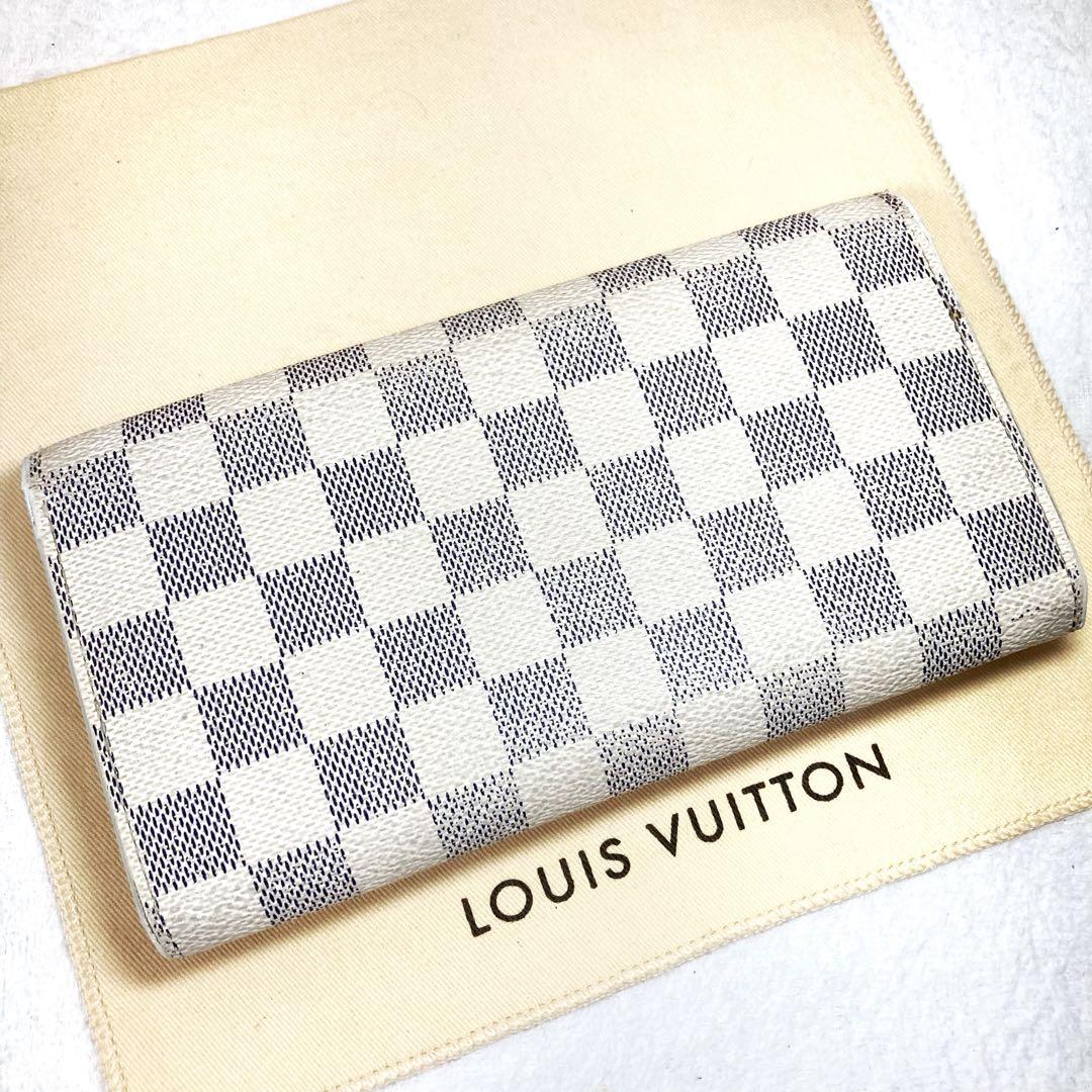 Louis Vuitton Portefeuille Sarah Damier Azure Long Wallet
