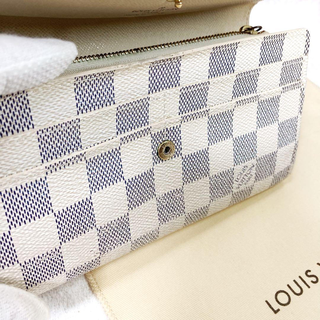 Louis Vuitton Portefeuille Sarah Damier Azure Long Wallet