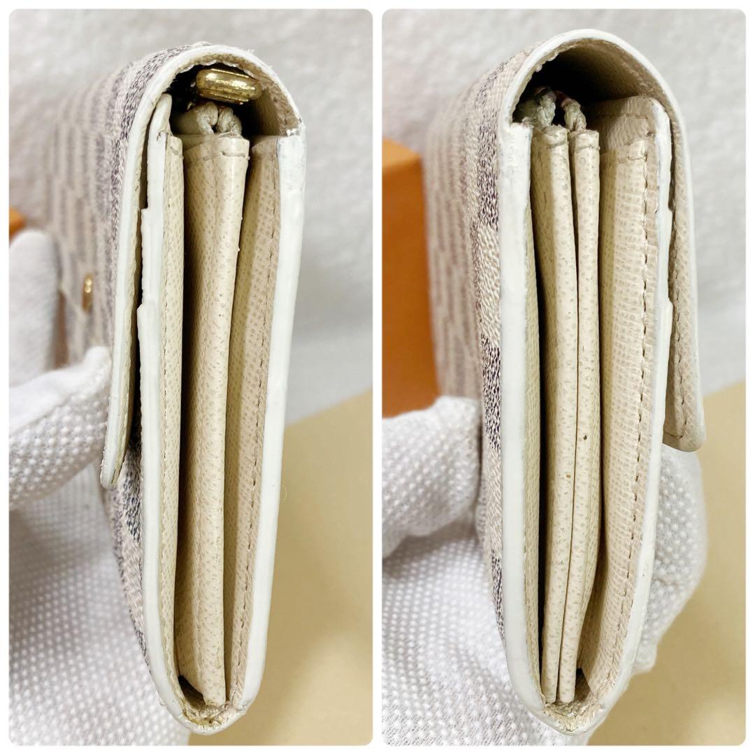 Louis Vuitton Portefeuille Sarah Damier Azure Long Wallet