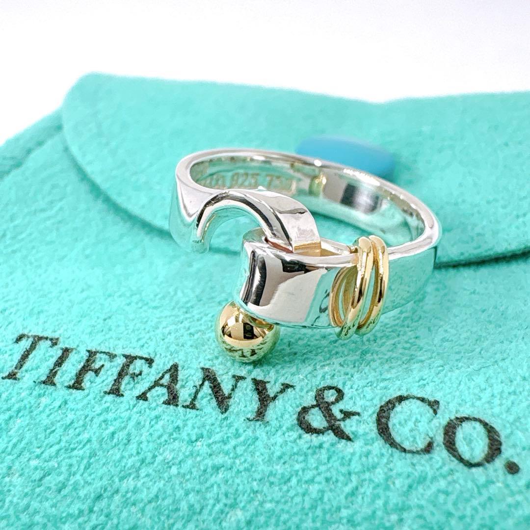 Tiffany & Co Hook And Eye Combi #10 Silver 18K