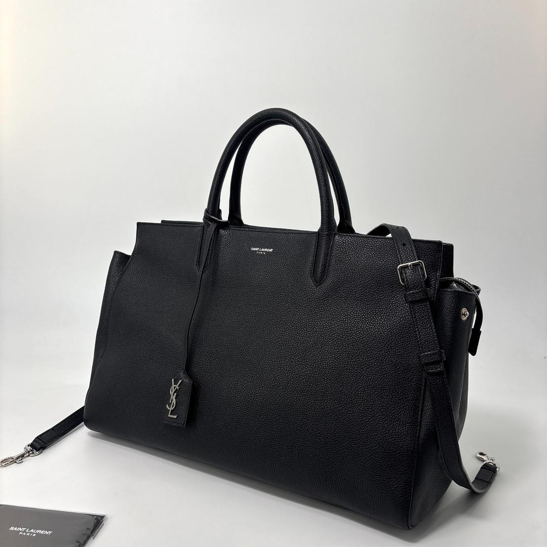 Saint Laurent Super Paris Cavalive Gauche Leather 2-Way Handbag — view 2