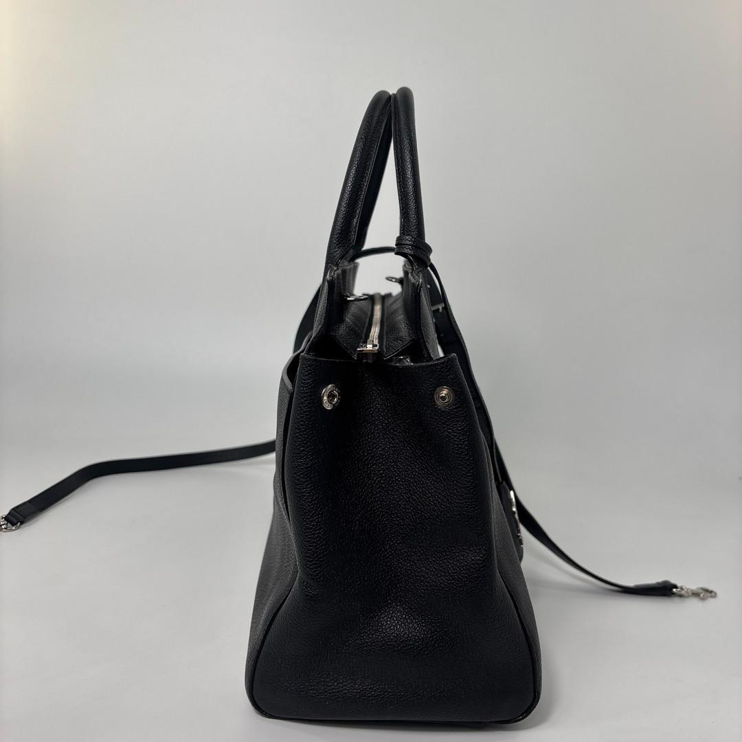 Saint Laurent Super Paris Cavalive Gauche Leather 2-Way Handbag — view 4