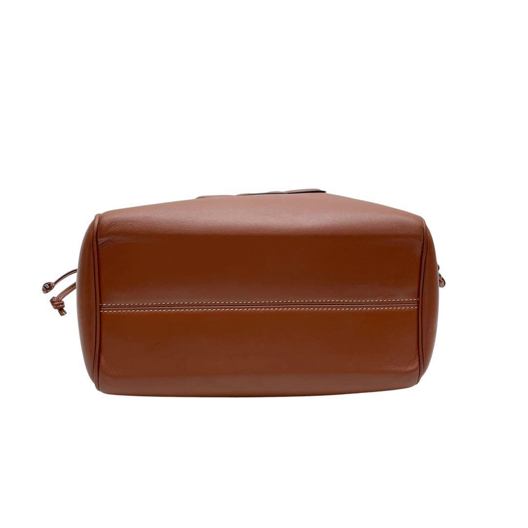 Celine Leather Cuill Drawstring Small Hippopotamus Hand — view 4