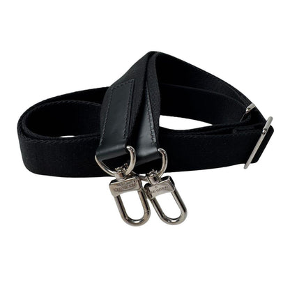 Louis Vuitton Shoulder Strap for Bag Logo Silver Black — view 2
